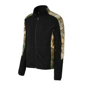 Port Authority Camouflage Microfleece Full-Zip Jacket.