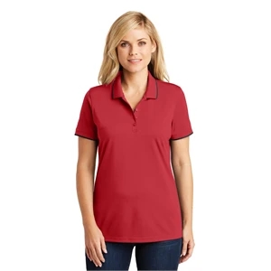 Port Authority Women's Dry Zone UV Micro-Mesh Tipped Polo.