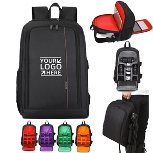 Large Camera Backpack with Tripod Strap