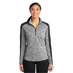 Sport-Tek Women's PosiCharge Electric Heather Colorblock ...