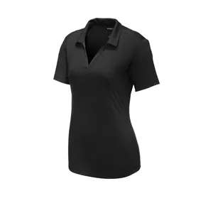 Sport-Tek Women's PosiCharge Tri-Blend Wicking Polo.