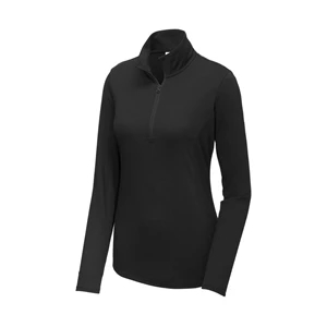 Sport-Tek Women's PosiCharge Tri-Blend Wicking 1/4-Zip Pu...