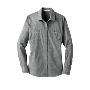 Port Authority Women's Slub Chambray Shirt.