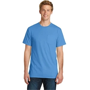 Port & Company Beach Wash Garment-Dyed Pocket Tee.