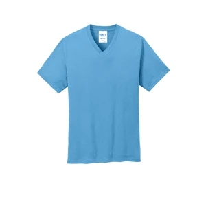 Port & Company Core Cotton V-Neck Tee.