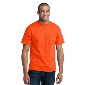 Port & Company Tall Core Blend Pocket Tee.