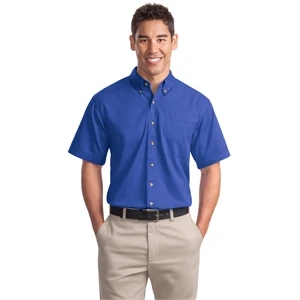 Port Authority Short Sleeve Twill Shirt.