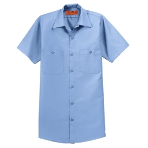 Red Kap Short Sleeve Industrial Work Shirt.