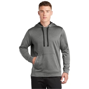 Sport-Tek PosiCharge Sport-Wick Heather Fleece Hooded Pul...