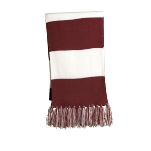 Maroon/ White