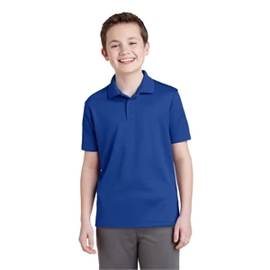 Sport-Tek Youth PosiCharge RacerMesh Polo.