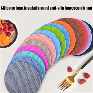 Silicone Anti-slip and insulating honeycomb heat pad