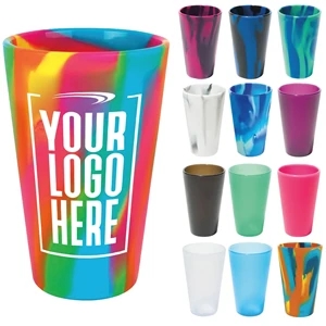 16 oz Food-grade Silicone Cup Pint Glass Drinkware