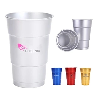 16oz. &20oz. Reusable Aluminum Beer Mug Cups