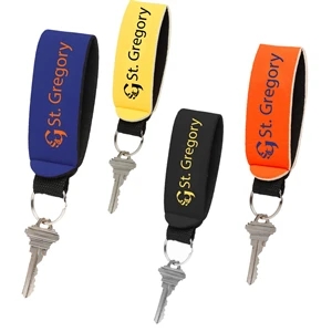 Neoprene Wrist Strap Keychains