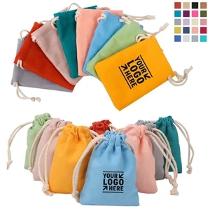 Multi-purpose Canvas Drawstring Pouch