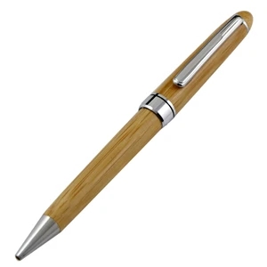 Retractable Ballpoint Bamboo Pen