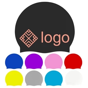 Baby Waterproof Bathing Hat Kids Silicone Swim Caps