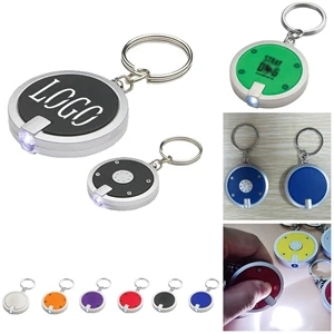 Round LED Key Chain