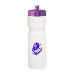 28 oz. Push Cap Plastic Water Bottles (2 Color)