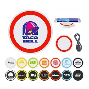 Custom Logo 5W Wireless Charging Pad With Full Color Imprint