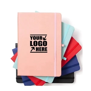 Custom Logo Hard Cover Notebook with Band