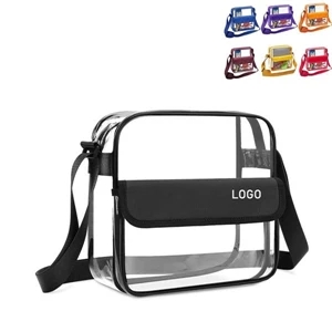 Clear Crossbody Messenger Shoulder Bag