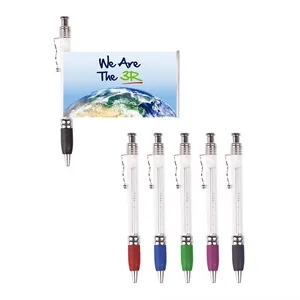 Custom Logo The Champion Scroll Banner Pen - BEST INDUSTRY PRICE