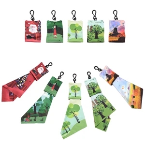 Microfiber Cleaning Cloth Keychain