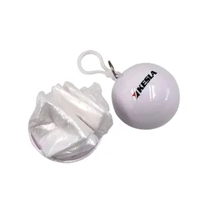 Disposable Keychain Ball Poncho