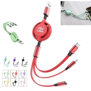 3-In-1 Multi Retractable Charging Cable