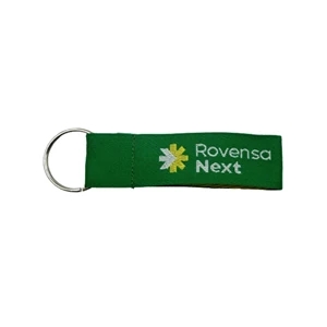 Polyester Short Lanyard with Woven Logo