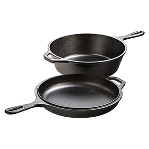 Lodge - 3.2 Qt Cast Iron Combo Cooker