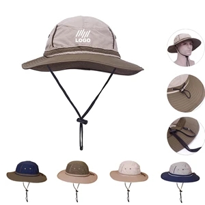 Outdoor Wide Brimmed Sun Protection Bucket Hat