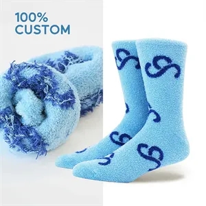 CozyKnit Fuzzy Personalized Socks