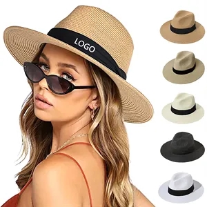 Wide Brim Straw Panama Hat