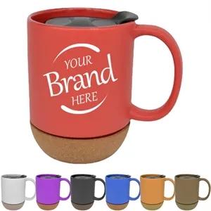 Cork Bottom Ceramic Mug 13oz