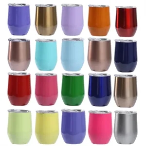 12 oz. Stainless Steel Wine Tumbler