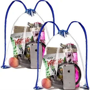 Clear Drawstring Backpacks For Concert Sport Festival Travel