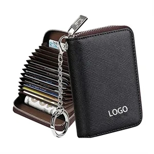 Multi-slot Leather Card Holder