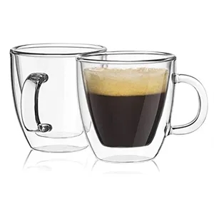 Savor Double Wall Insulated Glass Espresso Mug 5oz