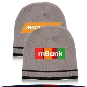 Double Stripe Knit Beanies