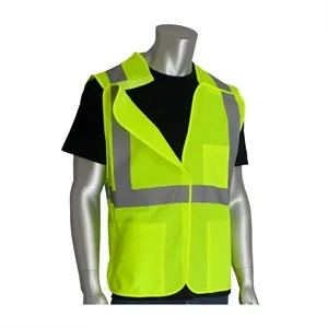 Enhanced Safety Hi-Vis Mesh Vest With Breakaway Design