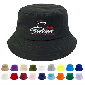 Custom Cotton Unisex Beach Bucket Hats