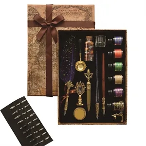 Best Seller-Quill Feather Pen And Ink Set