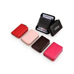 Small Credit Card Holder Wallet with Zipper - Brilliant Promos