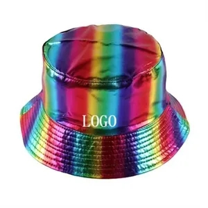 Laser Bucket Hat Packable Gay Pride Sun Caps