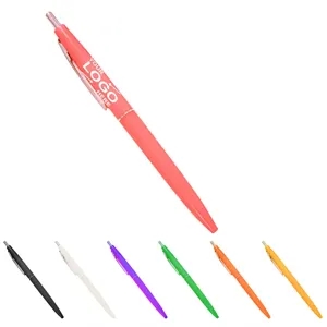 Plastic Colored Click-Action Ballpoint Pen