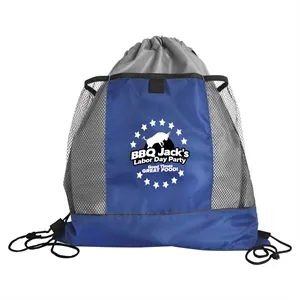 The Sportster - Drawstring Bags with Mesh Pockets