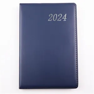 Custom Logo 2025 A5 PU Leather Notebook Planner